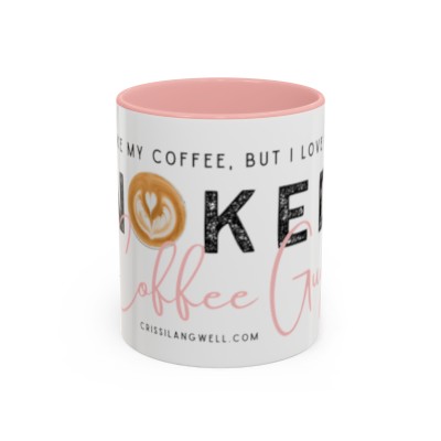 I like my coffee (pink) - 11 oz mug