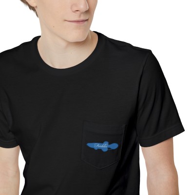 Fundulus by: BTDarters | Unisex Pocket T-shirt | Killifish Shirt | Fish Shirt | Fishing Shirt | Microfishing Shirt