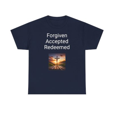 Forgiven, accepted, redeemed...Unisex Heavy Cotton Tee