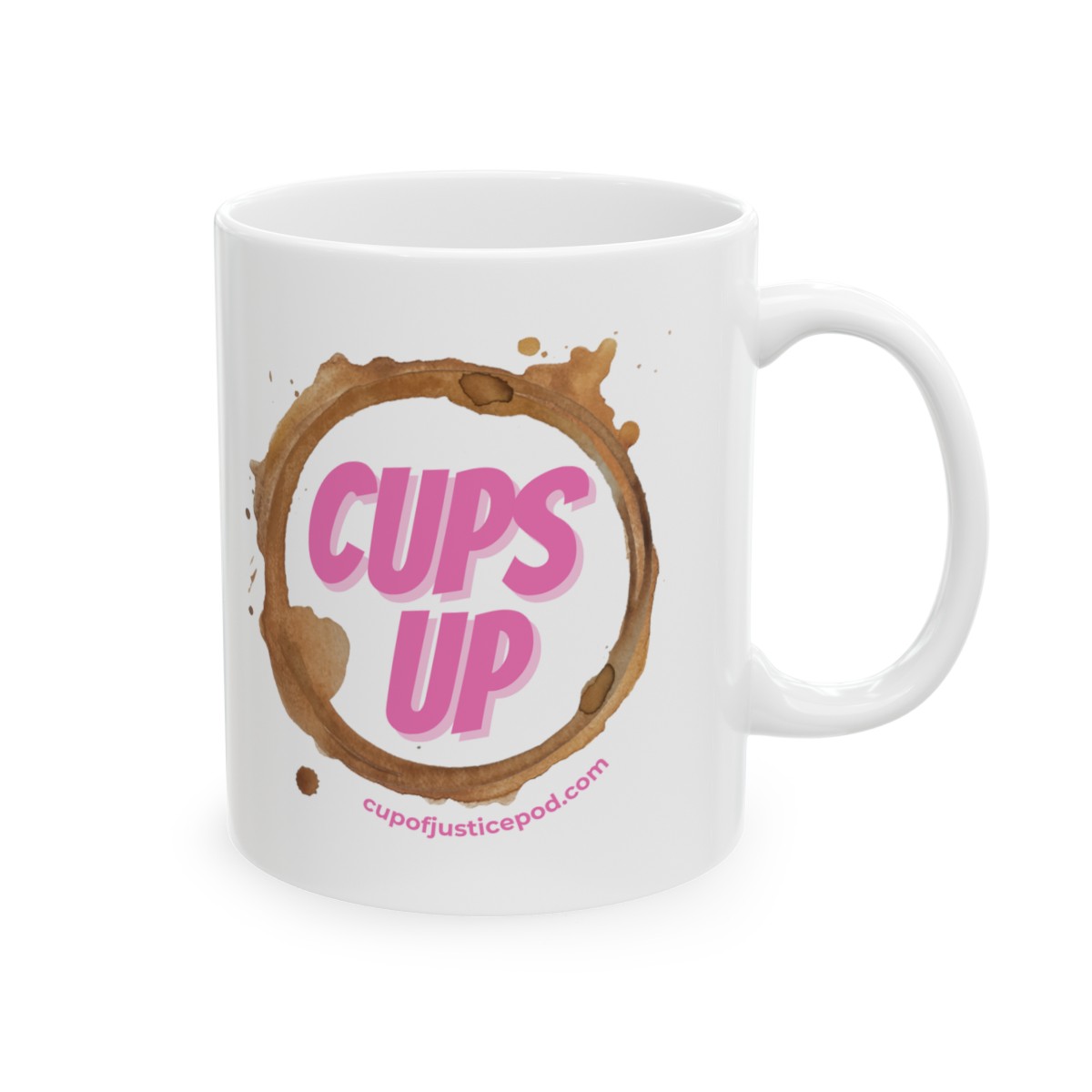 Cups Up Ceramic Mug 11oz product thumbnail image