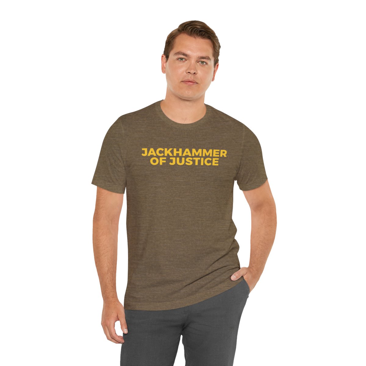 Jackhammer of Justice Unisex Jersey S/S Tee product thumbnail image