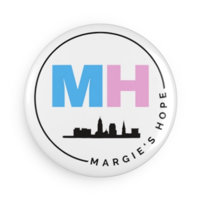 Margie's Hope Button Magnet, Round (1 & 10 pcs)