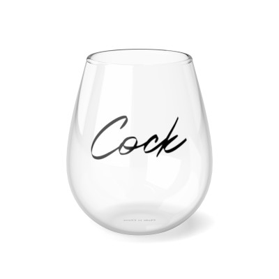 Cock Wine Glass