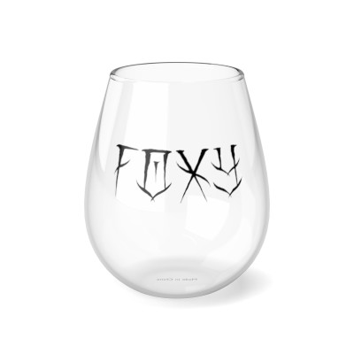 Foxy Wine Glass
