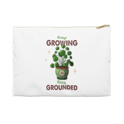 Accessory Bag - Chinese Money Plant "Keep Growing, Stay Grounded"