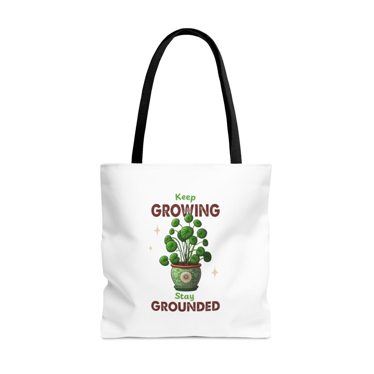 Tote Bag - "Keep Growing & Stay Grounded" product thumbnail image