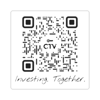 CTV QR Code Square Stickers - ADATOKENVAULT.COM