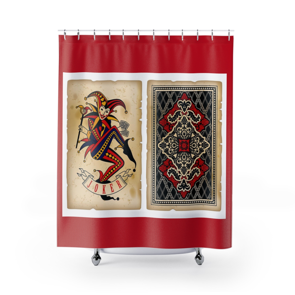 Shower Curtain I Love Playing Cards product thumbnail image