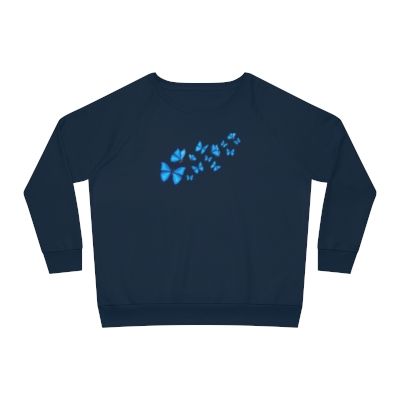 Blue Butterfly Dazzler - Women’s Relaxed Fit Sweatshirt 