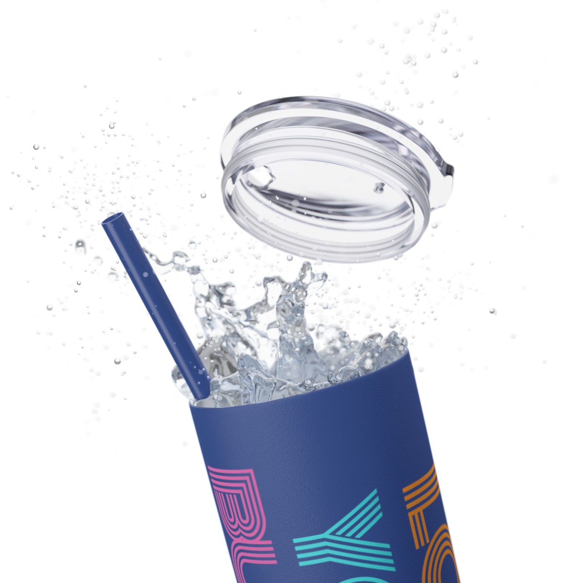 Love Your Business Skinny Tumbler with Straw, 20oz product thumbnail image