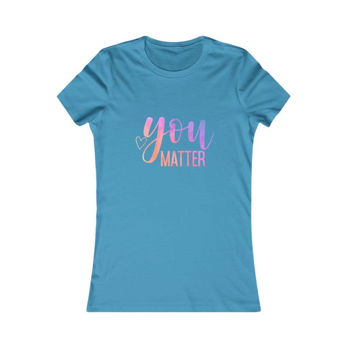 Always remember "You Matter!" This fitted shirt's motto is the perfect reminder, just in time for the #holidays! product main image