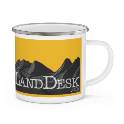 Collared Lizard/Land Desk Camping Mug