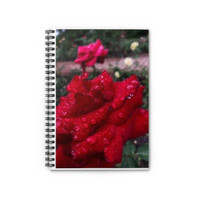 Dual Rose Spiral Notebook - Ruled Line