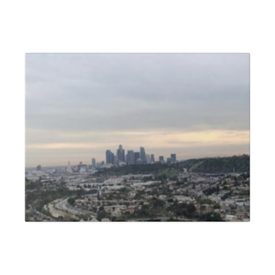 Los Angeles Cityscape-Matte Canvas