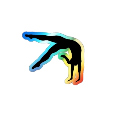 Holographic Sticker - Gymnast