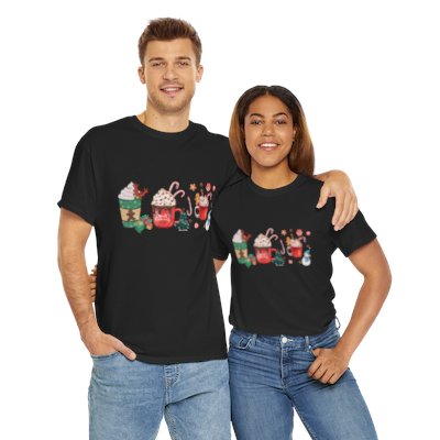 Christmas beverages t-shirt