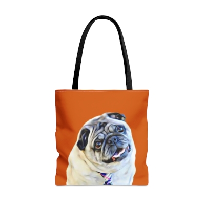 Pet Tote Bags - Pug (Personalized Option Available)