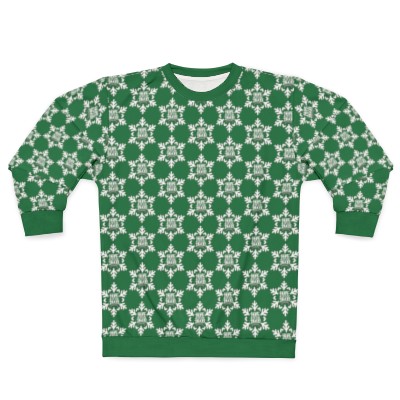 Green Snowflake Sweatshirt