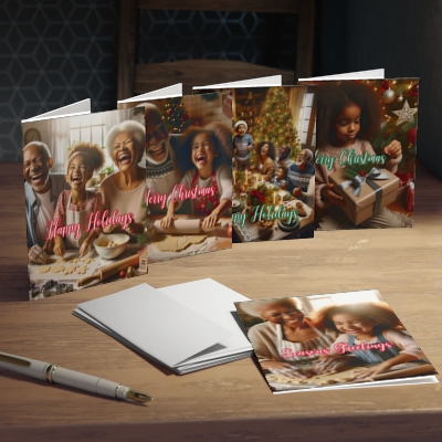 2023 African American Christmas Greeting Cards