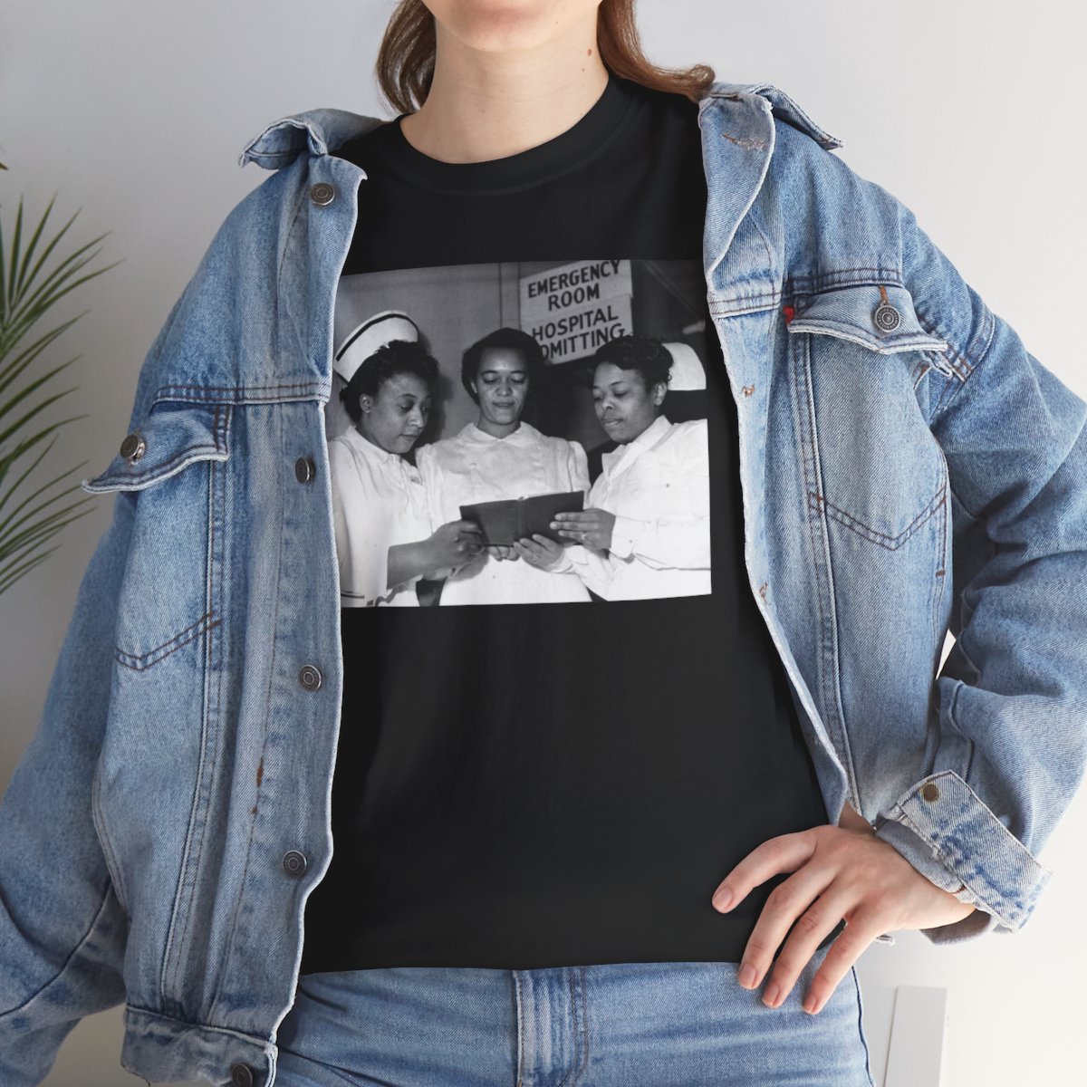 Nurse T-Shirt, Vintage Tee, World War II, Manhattan Project, Black History, African American product thumbnail image