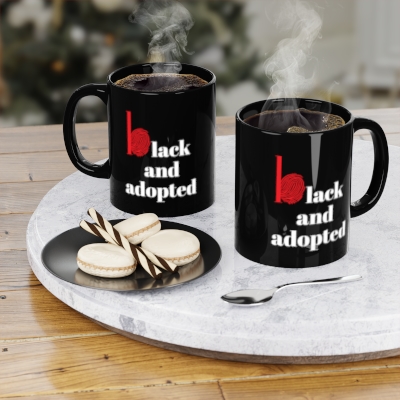 Signature BTTB Black and Adopted Mug