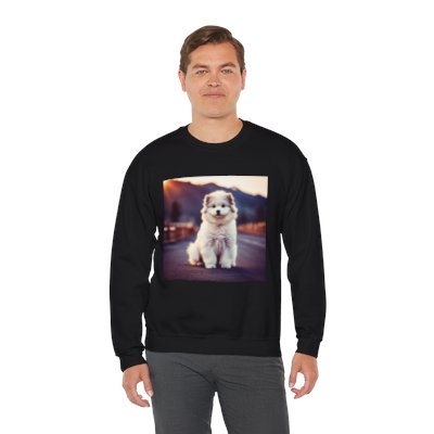 Waiting Dog Unisex Heavy Blend™ Crewneck Sweatshirt