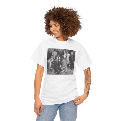 Card Game Scene T-Shirt ,Urban Retro Style Tee,  Vintage 1940s Photo T-shirt, Unique Streetwear Fashion , Gift for Gamblers, Black History  