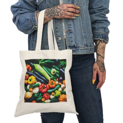 Vegetables Natural Tote Bag