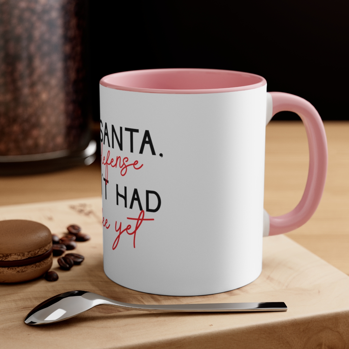 Jingle Beans First: The 'Dear Santa, Coffee First' 11oz Mug product thumbnail image