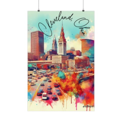WELCOME TO CLEVELAND | Matte Vertical Posters