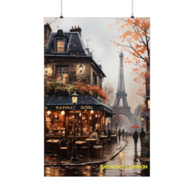 COFFEE IN PARIS | Matte Vertical Posters