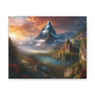 Mountain Landscape on Canvas