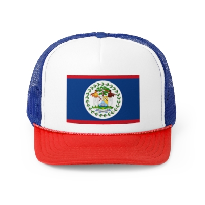 Belize Flag Trucker Cap
