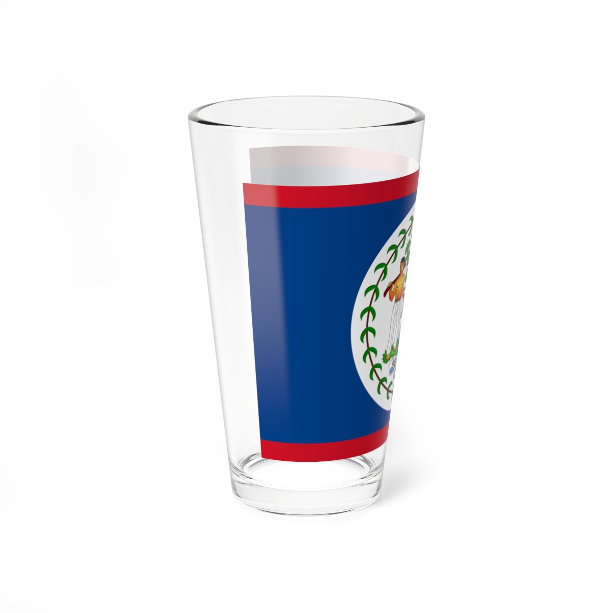 Belize Flag Mixing Glass, 16oz product thumbnail image