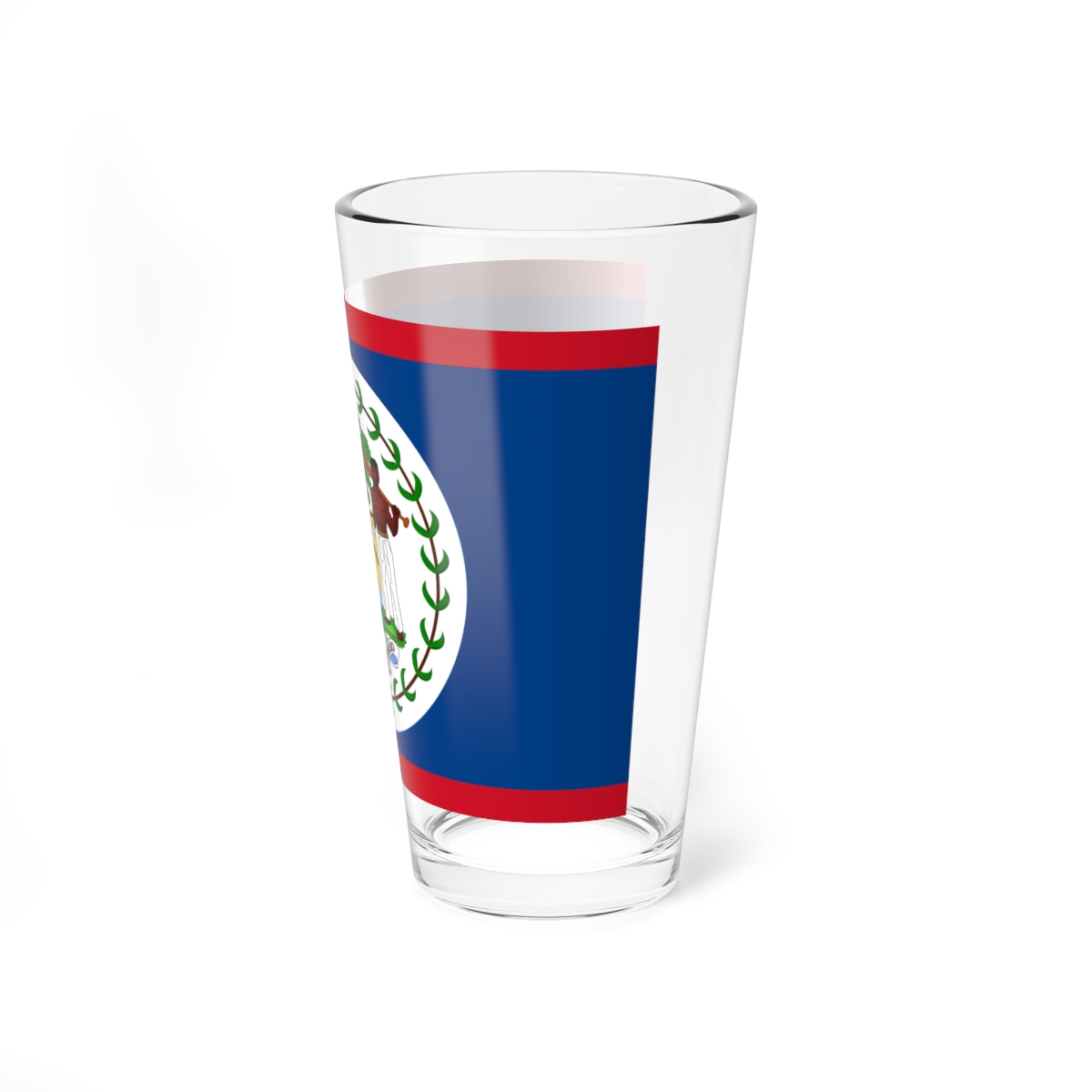 Belize Flag Mixing Glass, 16oz product thumbnail image