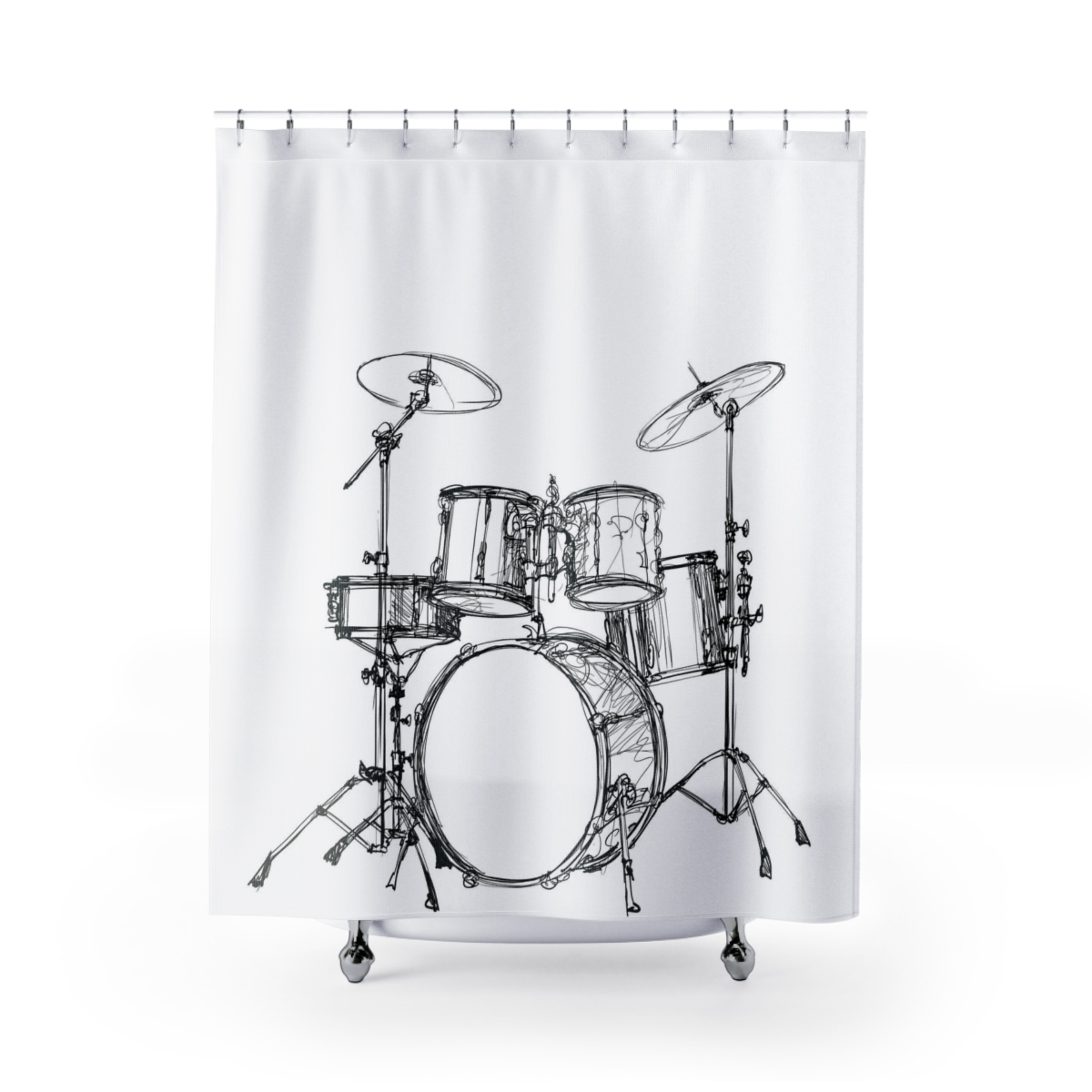 Shower Curtains Drums product thumbnail image