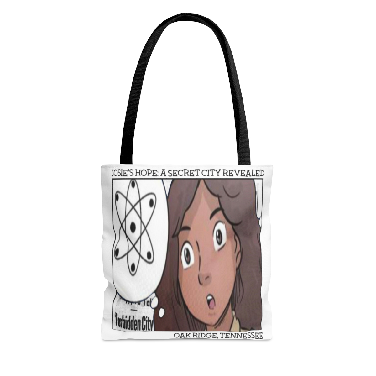 Josie's Hope: A Secret City Revealed Tote Bag (AOP), Graphic Novel Fan Merch, Canvas Book Bag - Unique Gift for Kids  product main image