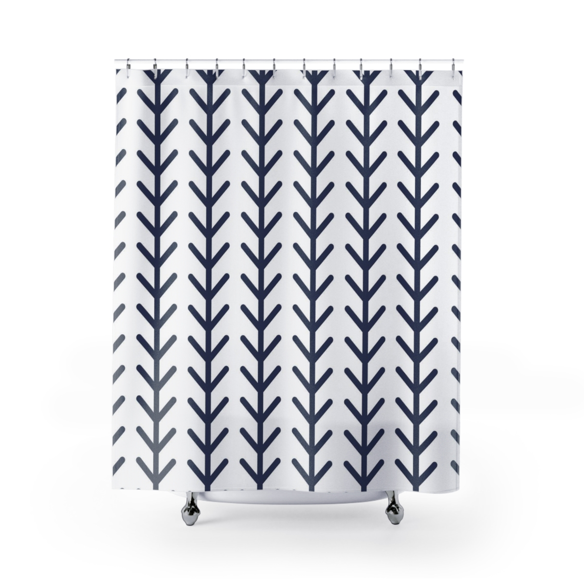 Shower Curtain Blue Lines product thumbnail image
