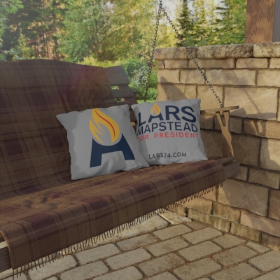 Logo/LARS 4 Pres - Outdoor Pillow - 2-sided - 4 sizes