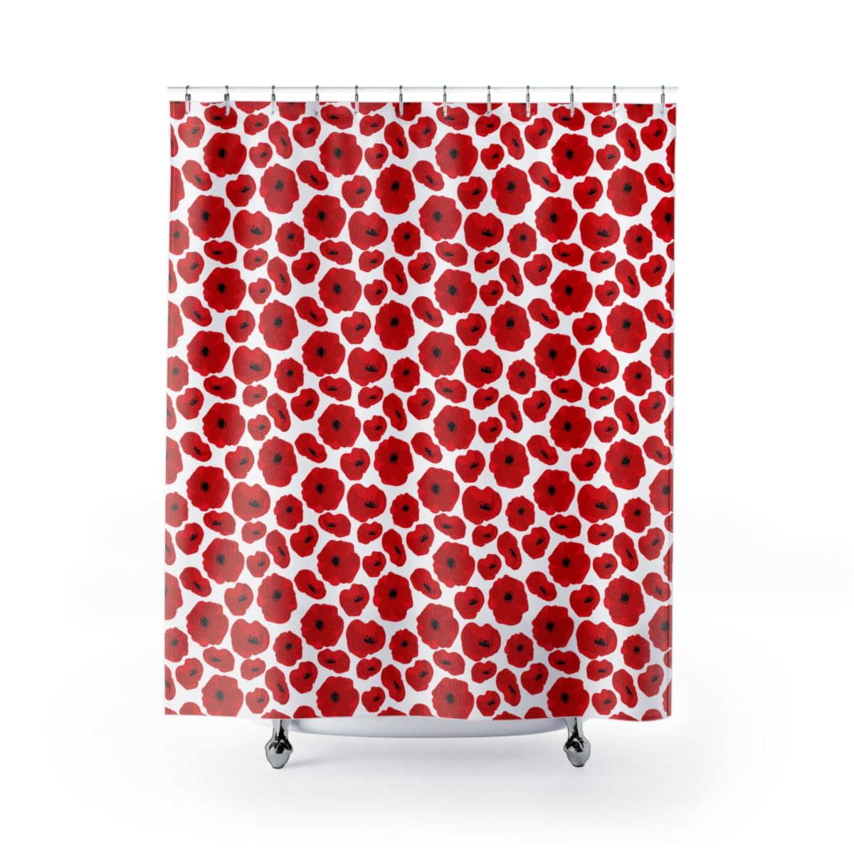 Shower Curtains Red Flower product thumbnail image