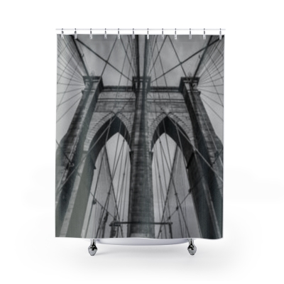 Shower Curtains New York City Bridge