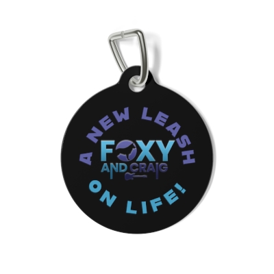A New Leash on Life / American Flag - Pet Tag