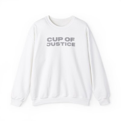 Cup of Justice Unisex Crewneck Sweatshirt
