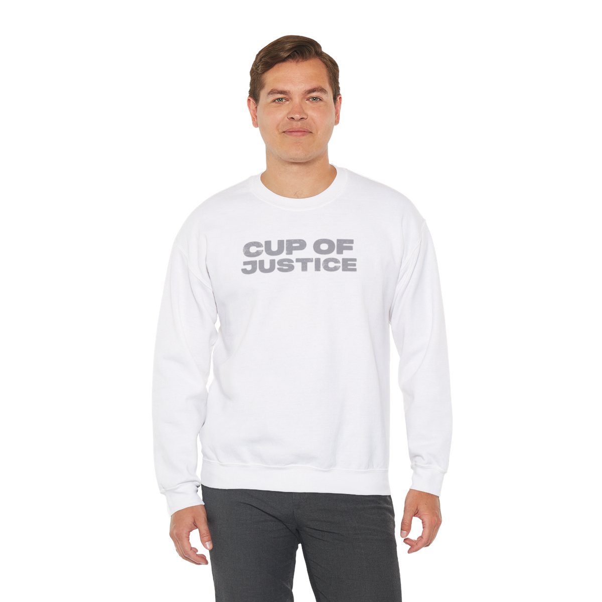 Cup of Justice Unisex Crewneck Sweatshirt product thumbnail image
