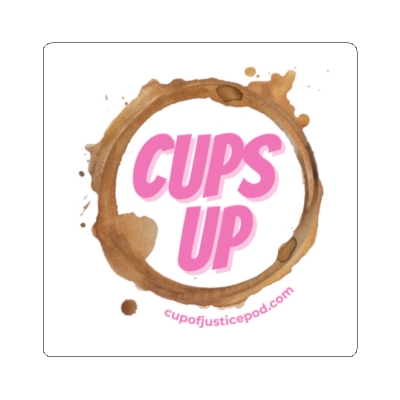 Cups Up Kiss-Cut Stickers