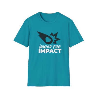 Turquoise :: Wired for IMPACT Unisex Softstyle T-Shirt