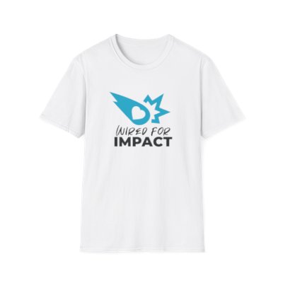 White :: Wired for IMPACT Unisex Softstyle T-Shirt