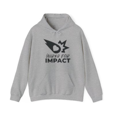 Grey :: Wired for IMPACT Unisex Heavy Blend™ Hooded Sweatshirt