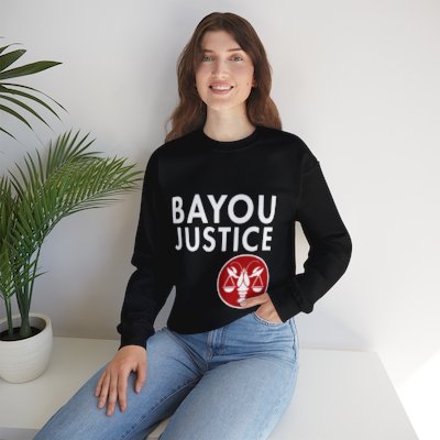 Bayou Justice Unisex Heavy Blend™ Crewneck Sweatshirt