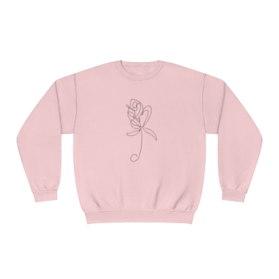 Outlined Flower Logo NuBlend® Crewneck Sweatshirt
